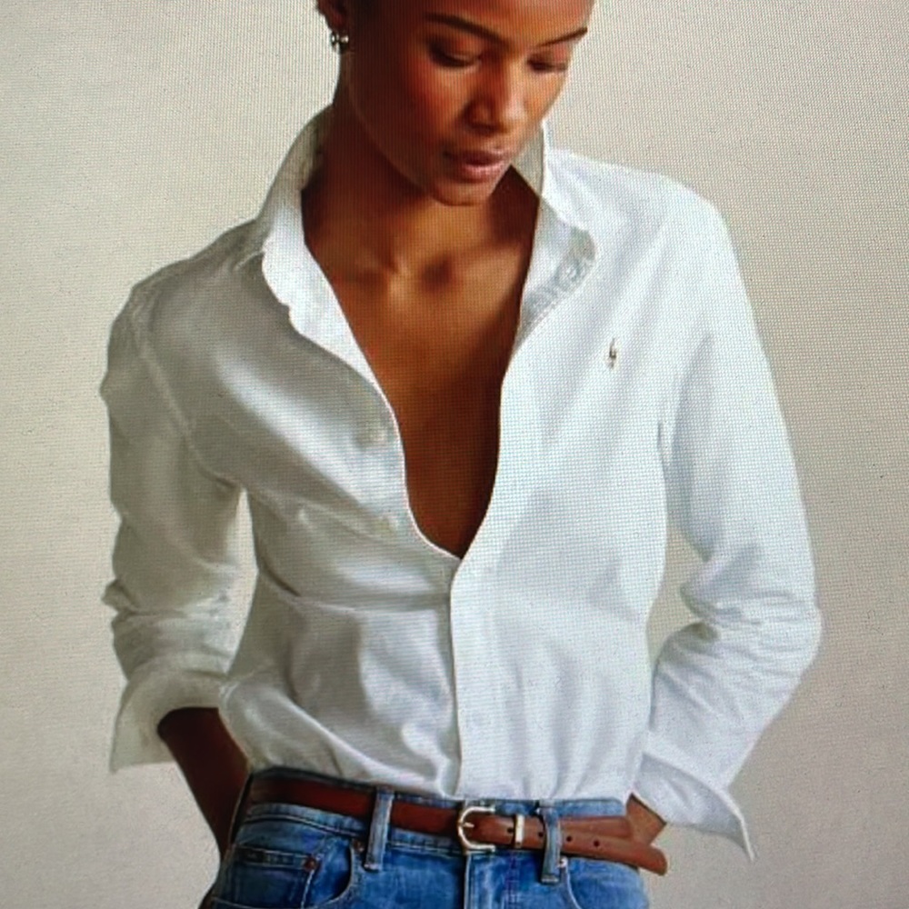 Ralph Lauren Custom Fit Oxford Shirt - Small